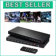 High-Speed 4K HDMI Matrix Switch with Audio Extraction & HDR Compatibility