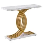 Narrow Console Sofa Table Couch Table 100cm for Entryway & Living Room