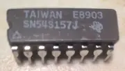T.I. SN54S157J 54S157 74S157 Military Quad 2 to 1 Line Data Selector - NOS