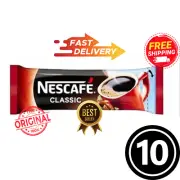 10X NESCAFE CLASSIC Coffee Sachets - Authentic Flavor, Perfect for Travel