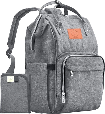 Keababies Diaper Bag Backpack, Waterproof Multi Function Baby Travel Bags (Class