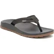 Chaco Lowdown Leather Women's Flip Flops, Black, W7