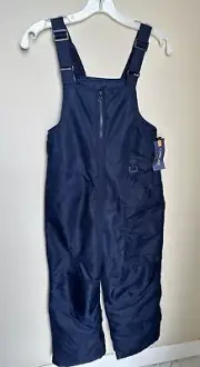 Cherokee Youth Unisex Navy Blue Polyester Fill Snow Bib Pants Size Large 12/14