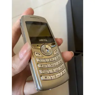 （中古手機）BenQ M770GT 鈦金屬超輕85g超小按鍵手機 全配精裝版 原價上萬