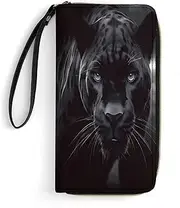 [BFGWK] Large Wallet Novelty Animal AA Printing Long Wallet With Zipper Leather Wallet Suitable For Both Men And Women, style, 19.7x10.5cm, Style, 19.7x10.5cm, 现代