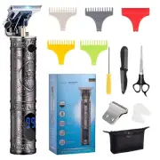 Hair Clippers for Men Zero Gapped Trimmer Professional T Blade Trimmer Rechar...