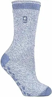 [HEAT HOLDERS] | SockShop | Ladies Winter Warm Thermal Slipper Socks with Gripper | Slip Resistant Grip Sole | TOG 2.34 | Women's sizes 4-8UK 5-9US and 9-12UK 10-13US