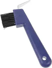 Generic Horse Hoof Care Tools Hoof Pick with Horseshoe Grooming Tools Handle Horse Supple Grip Hoof Picks Grip Hoof Pick Brushes Hoof Tool Cleaning Hoof Pick Hoof Picks for Horses Iron