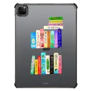 iPad Pro 11-inch (3rd/4th gen) iPad Impact Case bookshelf for book lovers - book collection -ipad case