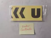 vintage 1990 Barrier Tape Under Construction Kellogg's Cereal Premium Sealed NOS