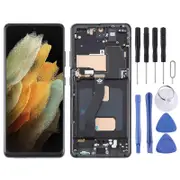 For Samsung Galaxy S21 Ultra 5G SM-G998B LCD Screen with Frame, Not Supporting Fingerprint Identification