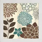 Frame Company Watson Range Abstract Garden I by Veronique Charron, Photo Frame - 5 x 5 Inches, White
