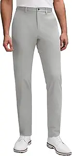 [PINDODA] Mens Golf Pants Slim Fit Stretch Work Dress Pants 30" Quick Dry Lightweight Casual Comfort Joggers with 5 Pockets