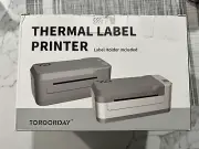Bluetooth Thermal Label Printer 4"×6"- Tordorday Bluetooth Shipping Label Print