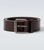 [Dries Van Noten] Dries Van Noten Leather belt Inch 38 brown