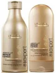 Loreal Serie Expert Absolut Repair Lipidium Shampoo 8.5 oz & Conditioner, 5 Oz