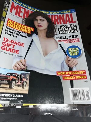 MEN'S JOURNAL magazine DEC/HOLIDAY 2022 ,ALEXANDRA DADDARIO,BRONCO T-184