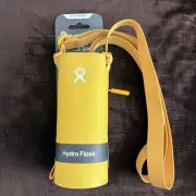 NEW Hydro Flask Small Tag Along Water Bottle Sling Yellow for 12-24 oz Bottles