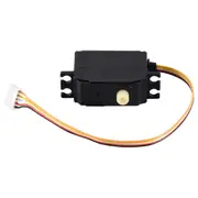 Five Wire Servo for 12428 12427 12423 12628 1/12 RC Car Upgrade Parts Accessories black