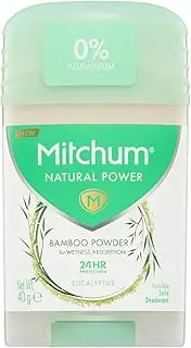 Mitchum Natural Power Eucalyptus Antiperspirant Deodorant 40 g
