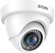 [ZOSI] 1080P/720P 4-in-1 TVI/CVI/AHD/CVBS Security Surveillance CCTV HD Camera Outdoor Weatherproof Day Night Vision 80ft IR Distance White (for HD-TVI, AHD, CVI, and CVBS/960H Analog DVR System)