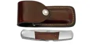 Buck Knives BUCK 535 Backlock II Pocket Knife Leather Sheath Unused New