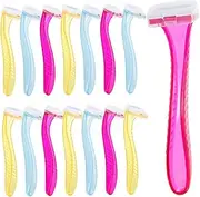 TOVINANNA 15pcs Skin Clipper Privates Shaving Tools Female Lady Shaver Face Razor Scissors Razor Scrape Razor for Hair Bikini Razor Bikini Line Razor Eyebrow Trimmer Brush Man Men Abs