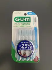 Gum PROXABRUSH Go-Betweens Cleaners Wide 15 COUNT flexible grip Antibacterial