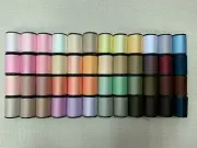 Multi Pastel Colors Pack 48 Spools Sewing Thread All Purpose Spun Polyester 500m
