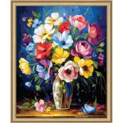 Adbrain Colorful Still Life Kit & Frame Paint by Number Kit