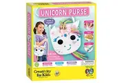 Creativity for Kids Unicorn Purse - Create A No Sew Fabric Unicorn Bag - Crafts - Boosts Fine Motor Skills for Preschoolers, White