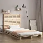 Bed Headboard, Beds Head Frame Wall Headboard 96 cm Solid Wood Pine