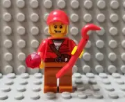 LEGO New City Mountain Police Bandit Crook Minifigure Crow Bar Jewel