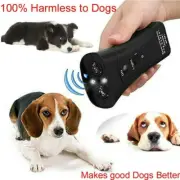 Ultrasonic Anti Dog Stop Barking Pet Trainer LED Light Gentle Chaser Device New
