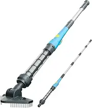 Efurden Handheld Cordless Pool Vacuum Cleaner - Rechargeable Lightweight Stick Design for Hot Tubs, Spas, Above Ground Pools - Efficient Sand & Debris Removal (Blue)
