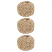 3PK Esschert Design Jute Garden Twine 100m Indoor/Outdoor Holder Support Brown