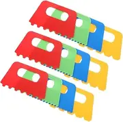 12pcs Sand Painting Brush Paint Brush Scrapers for Crafts Craft Paint Brush Small Paint Scraper Paint Scrapers Kit Craft Scraper Tool Scraper Craft Tool Plastic