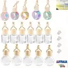 Bulk Car Hanging Diffuser Air Freshener Empty Perfume Mini Glass Bottle Ornament