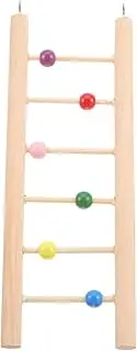 Hohopeti Parakeet Climbing Step Ladder Toy Bird Training Perch Parrot Ladder Safe Durable Material