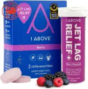 Jet Lag Relief Flight Effervescent Drink Tablets, Super Antioxidant - Pycnogenol