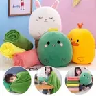Nap Blanket & Sleeping Pillow Plush Animal Toy Sleeping Cushion Afternoon Nap