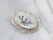 Shazar Stone Agate Brooch or Pendant