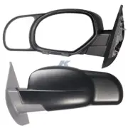 K Source 80900 Exterior Towing Mirror; Snap On; 4-3/4 Inch x 5-1/2 Inch; Extends