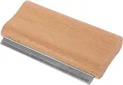 Milisten Grooming Brush Professional Deshedding Tool Comb for Cattle Ergonomic Handle for Easy Use Promotes Circulation