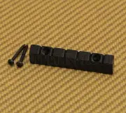 NUT-N-2BK Black 6-string Lap Steel Style Guitar Raised Nut w/ Screws 47mm
