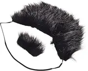 1 Set Fake Beard Props Fake Beards Mustaches Green Realistic Beard Fake Beard Costume Facial Hair Pirate Beards for Beard Dye for Men Costume Polyester Black