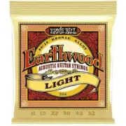 Ernie Ball 80/20 Earthwood LIGHT 2004 Acoustic Guitar Strings 11-52 Gauge