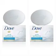 DOVE SOAP EXFOLIATING BLUE BAR - 4.75oz Each ( 2 Pack )