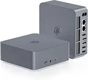 Beelink AMD Ryzen5 5560U Mini PC, (up to 4.0GHz), 8G DDR4 + 500GB SSD Desktop PC, WiFi 6, Bluetooth 5.2, Dual HDMI Mini PC, 4K@60Hz, USB 3.2Gen2, WOL, Auto Power On