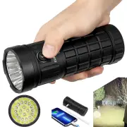 Lumintop GT18 7000LM Hiph Power Output LED Flashlight With 46950 Battery Power Bank Function Camping Lantern, USB C Rech